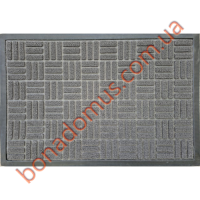 Килимок рифлений №3 (Loop Grey) №1052 розмір 45*75 (40од)