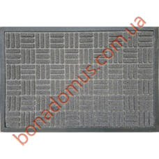 Килимок рифлений №3 (Loop Grey) №1052 розмір 45*75 (40од)