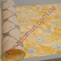001 A-1 (SilVer and Yellow) Клейонка силікон лазер 0,80мм-.1.0м*20м
