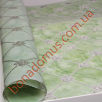 001 A-2 (SilVer and Green) Клейонка силікон лазер 0,80мм-.1.0м*20м