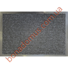 Килимок подвійна смуга №3 (Double stripe Black+White) №001 розмір 60*90 (16од)